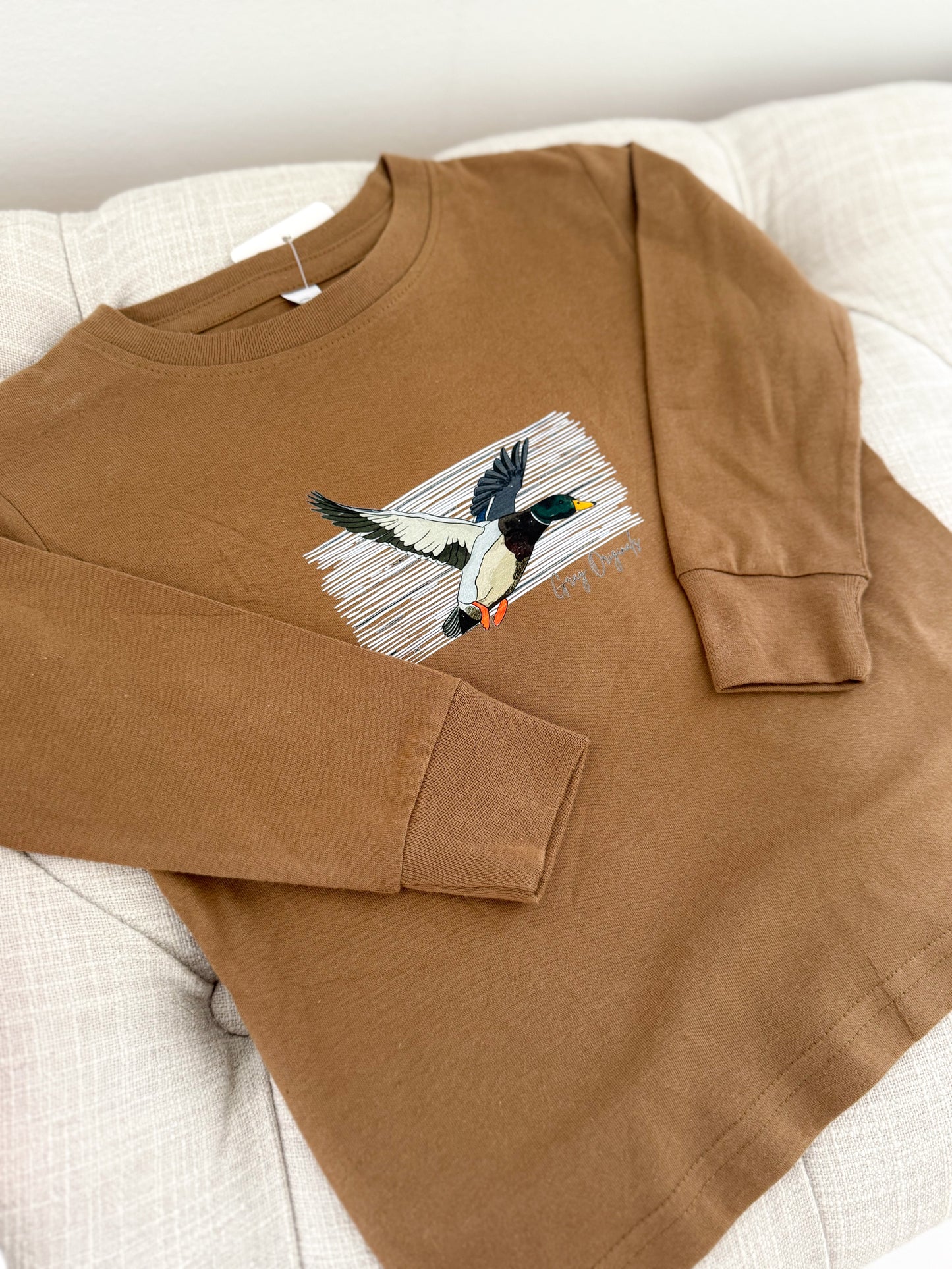 Migration Long Sleeve Tee - Gray Originals