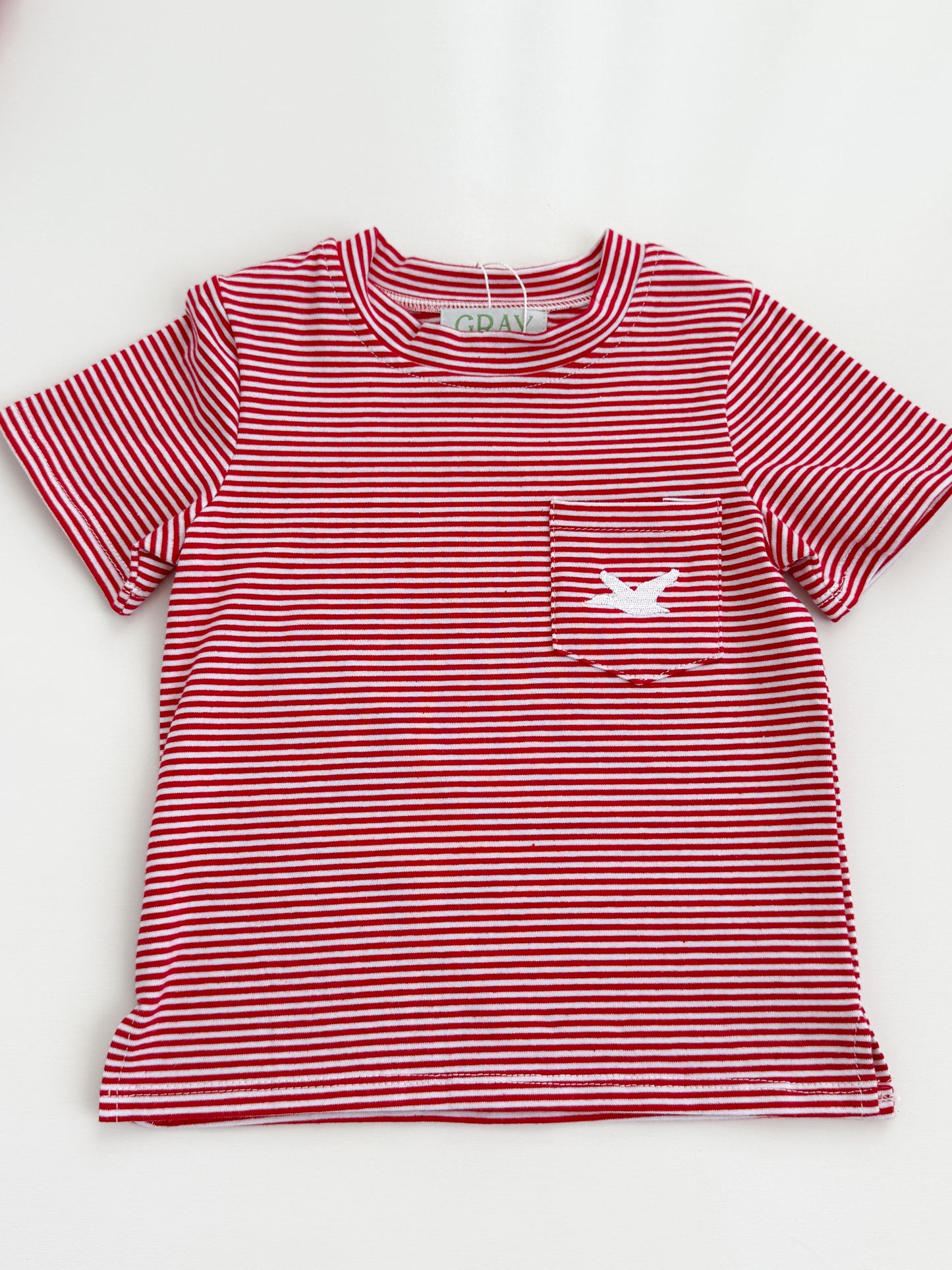 Everyday Striped Pocket Tees