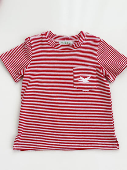 Everyday Striped Pocket Tees