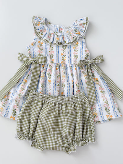 Emma Floral Bloomer Set