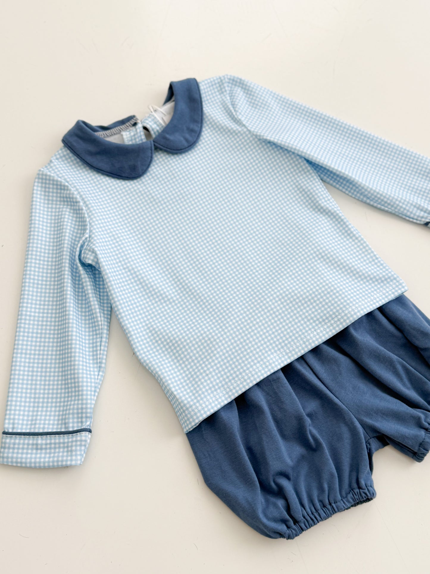 Lane Gingham Peter Pan Set