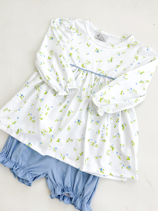 September Floral Bloomer Short Set