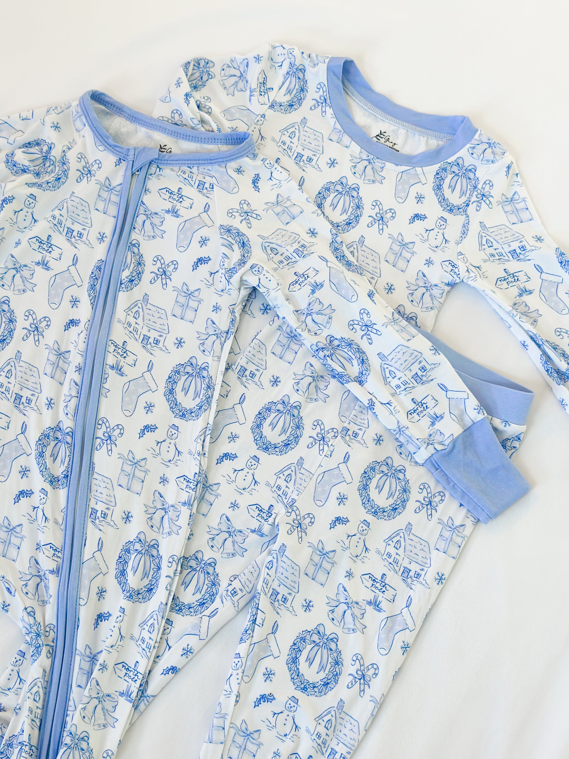 Winter Wonderland Bamboo Romper Gray Children's Boutique