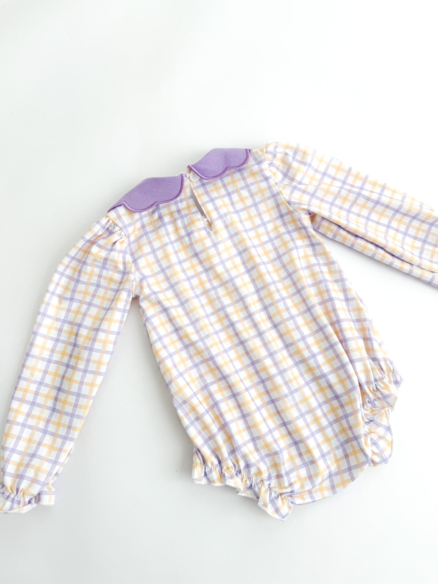 Touchdown Plaid Scallop Bubble