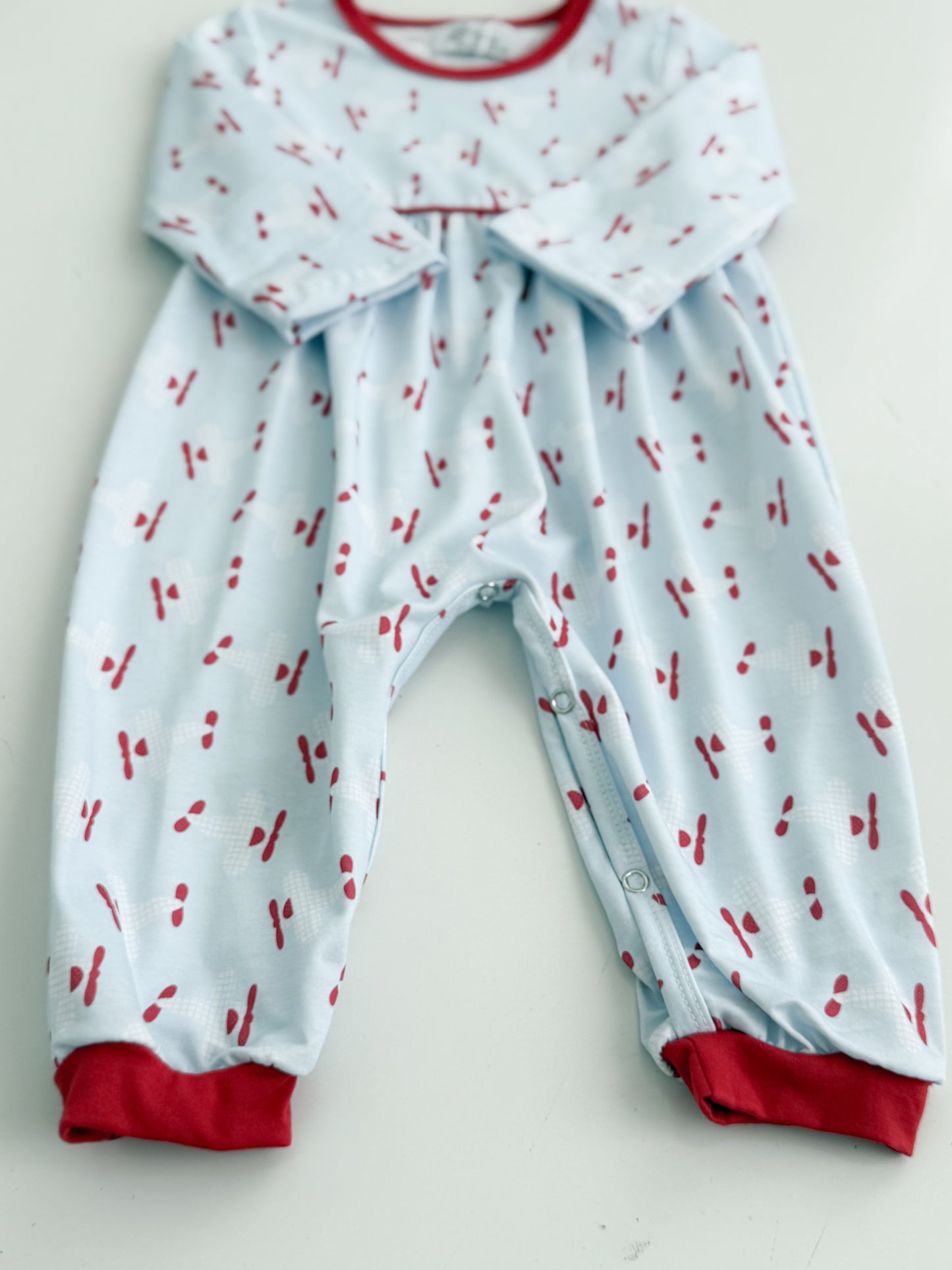 Sam Airplane Long Romper