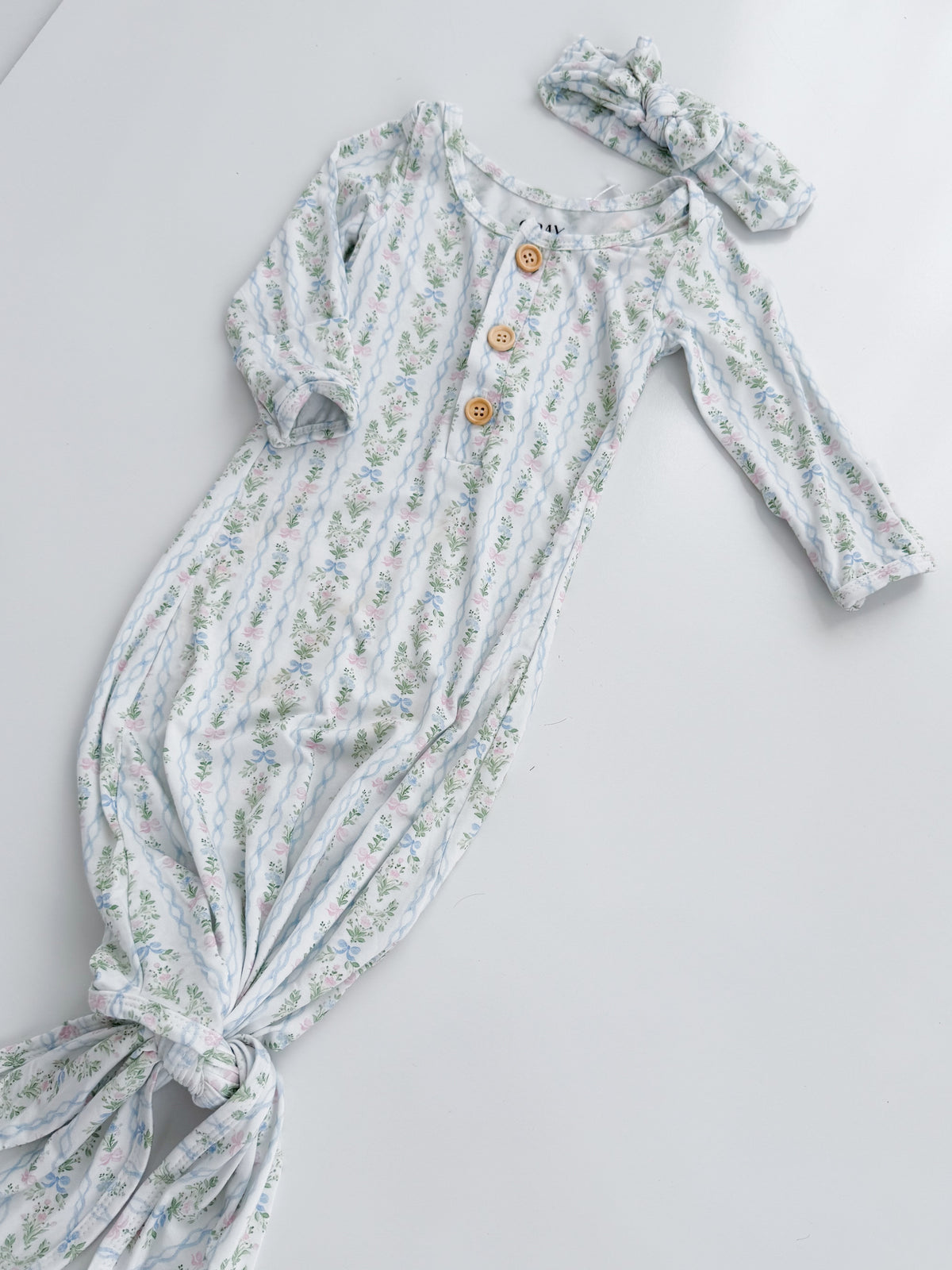Marlowe Floral Knotted Gown Set