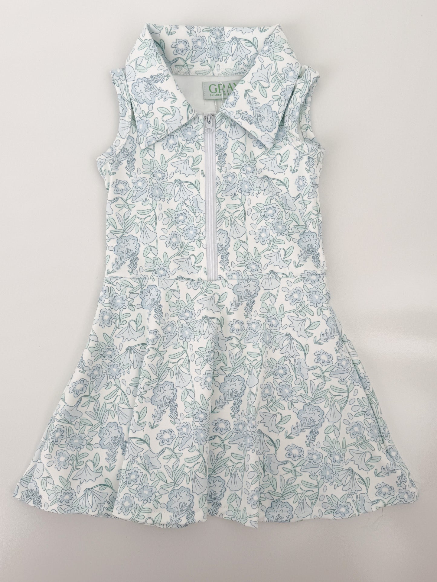Charlotte Floral Zippered Yoga Dress