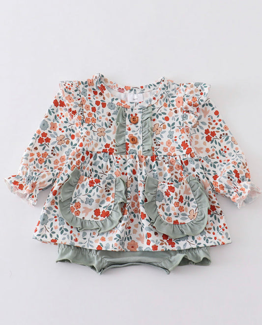 Sage Floral Bubble