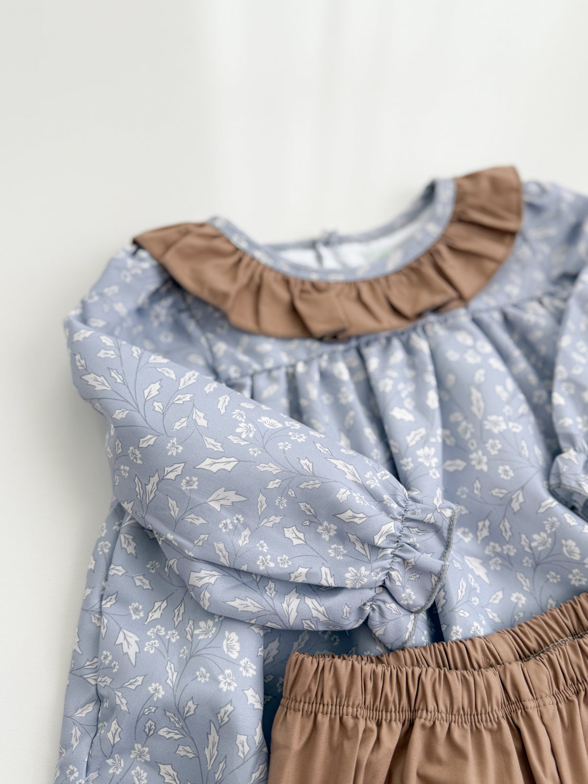 Greta Fall Floral Bloomer Short Set