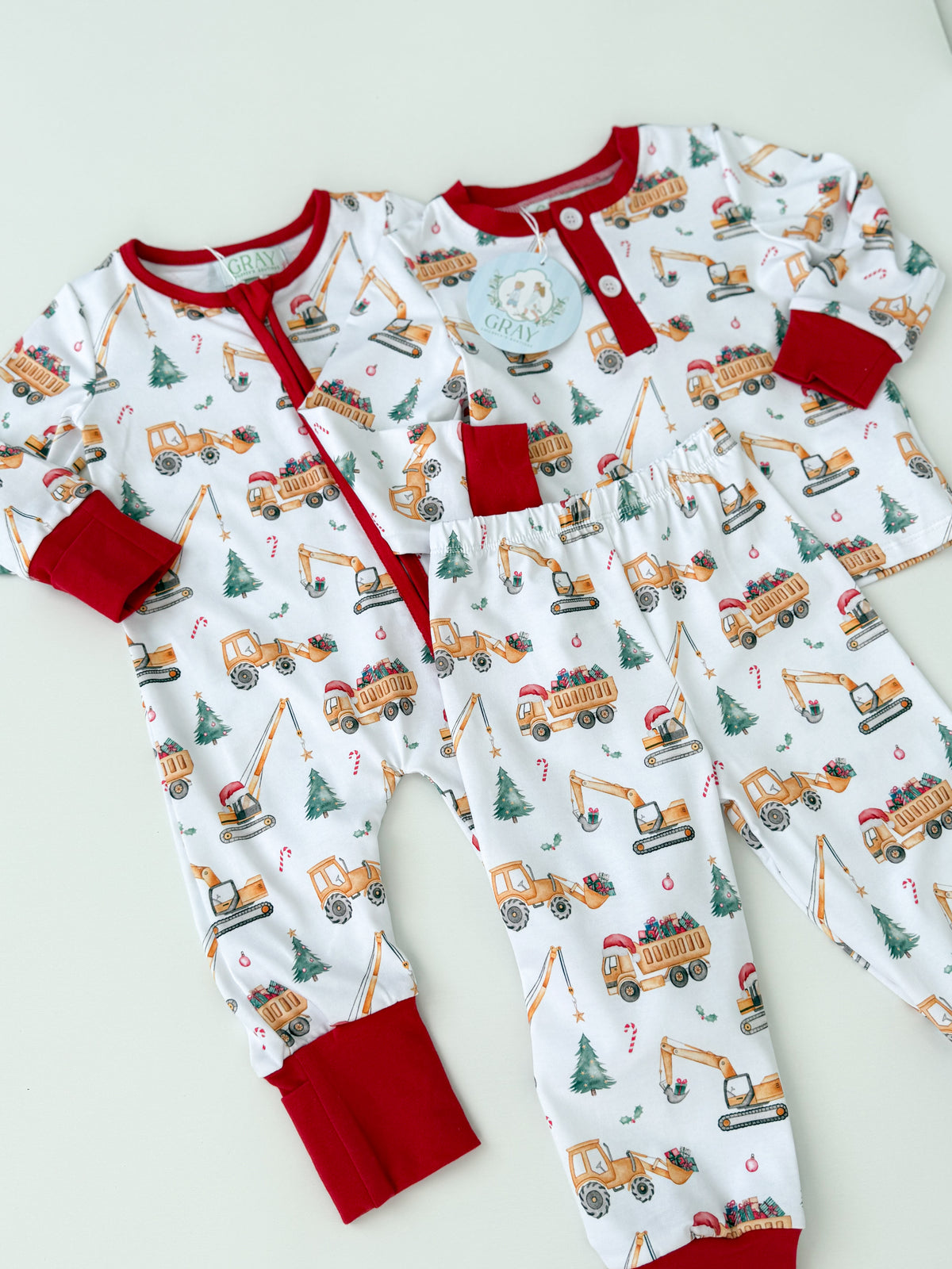 North Pole Construction Crew Pajama Set