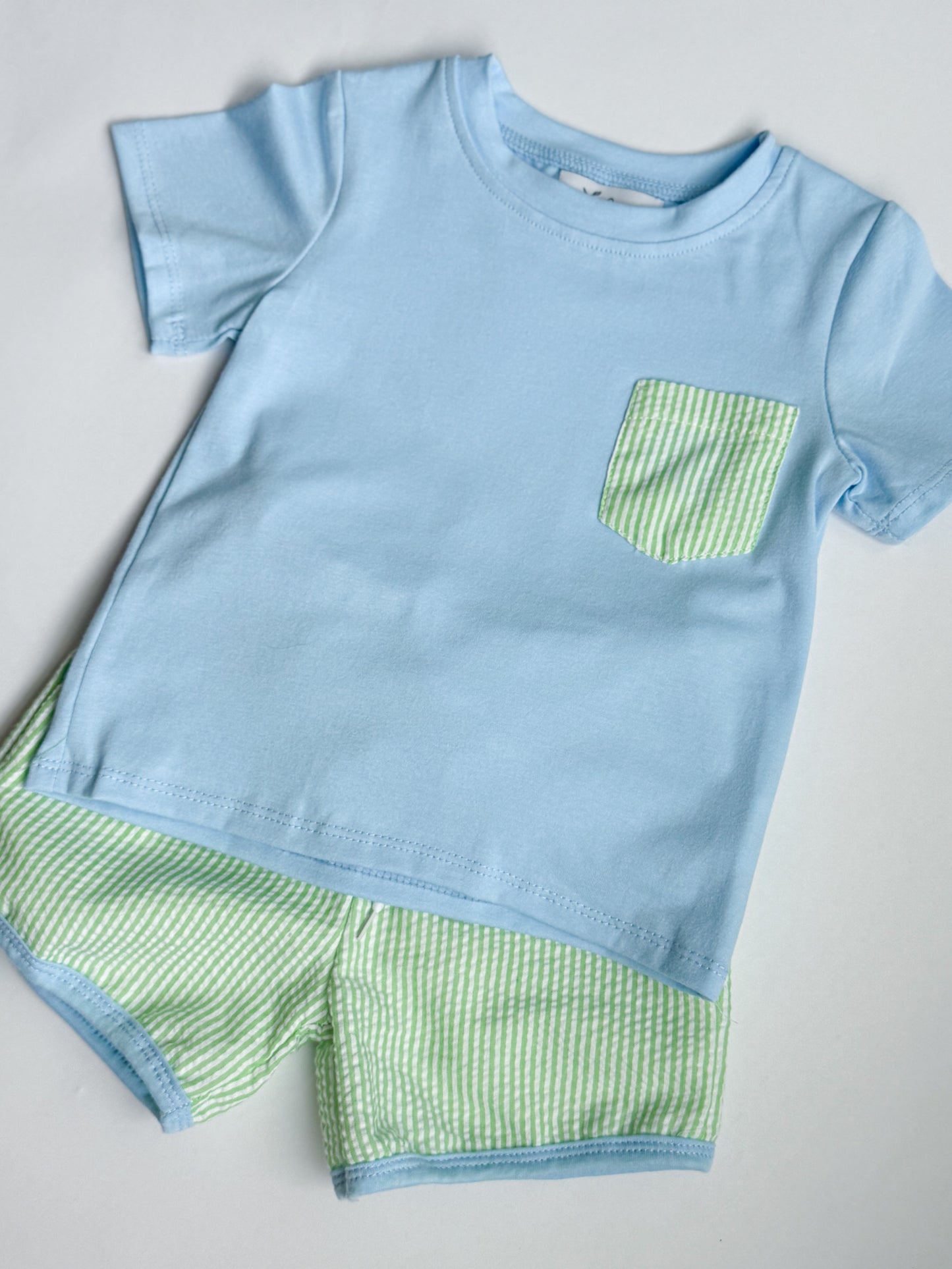 Oliver Seersucker Short Set