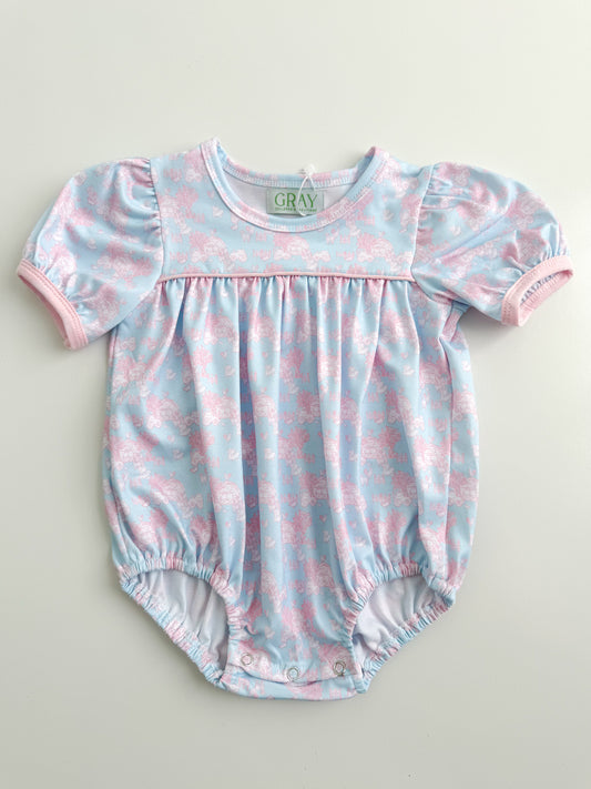 Pink Farm Toile Bubble