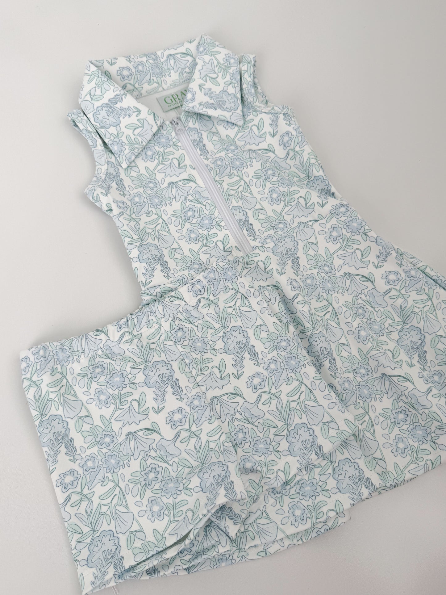 Charlotte Floral Zippered Yoga Dress