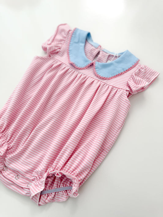 Emmie Striped Girls Bubble