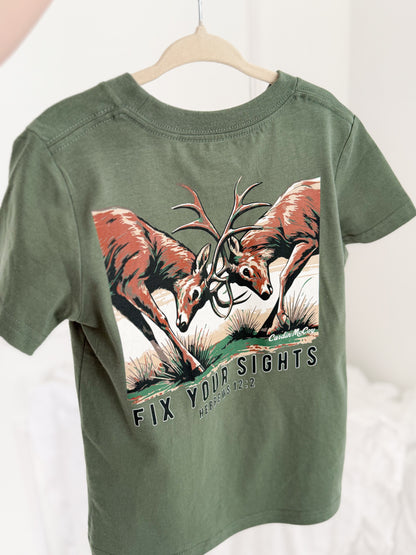 Boys' Fix Your Sights - Cardin McCoy Tee