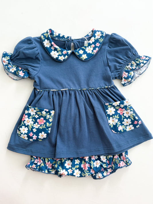 Nora Floral Bloomer Set
