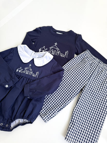 Nativity Scene Boys Pant Set