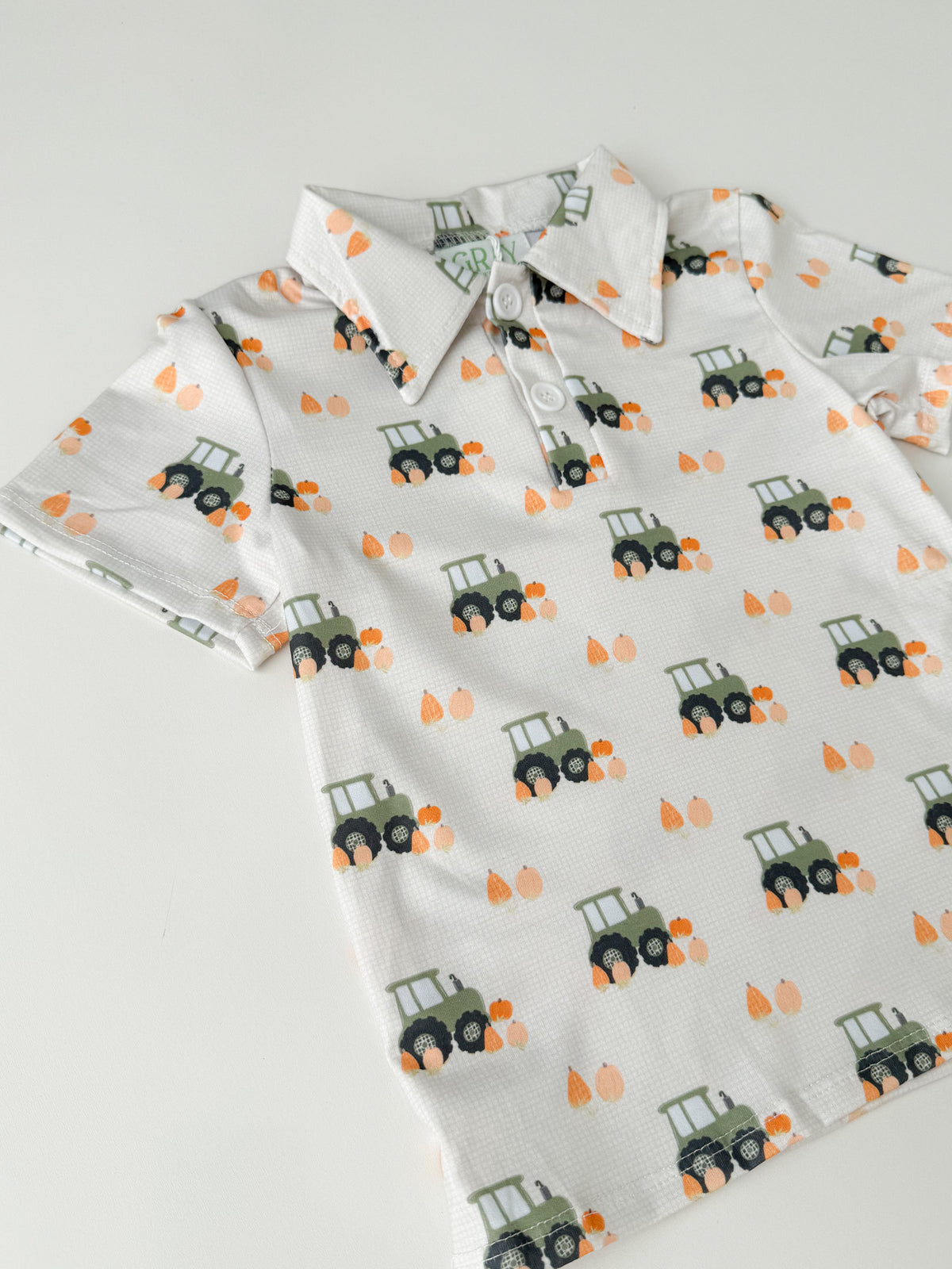Rowan Pumpkin Short Sleeve Polo
