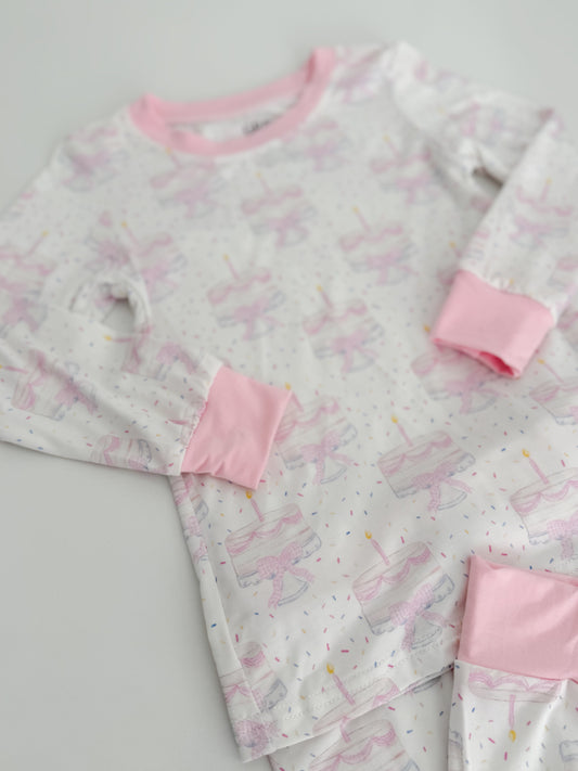 Happy Birthday Bamboo Set - Pink
