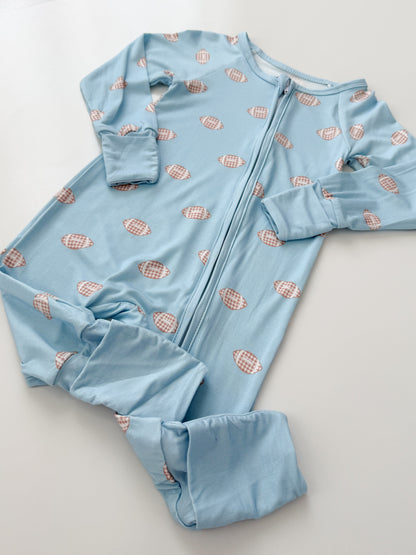 Touchdown Blue Bamboo Zippy