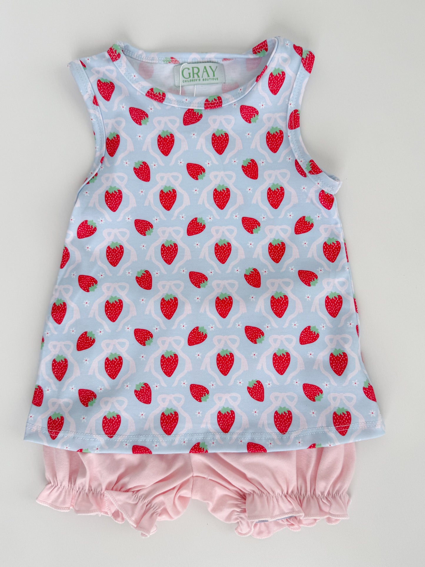 Strawberry Field Bloomer Short Set