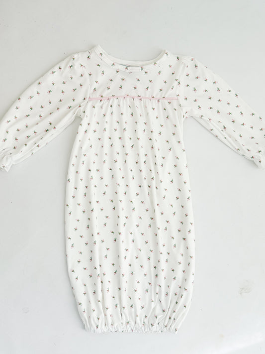 Rosebud Newborn Gown
