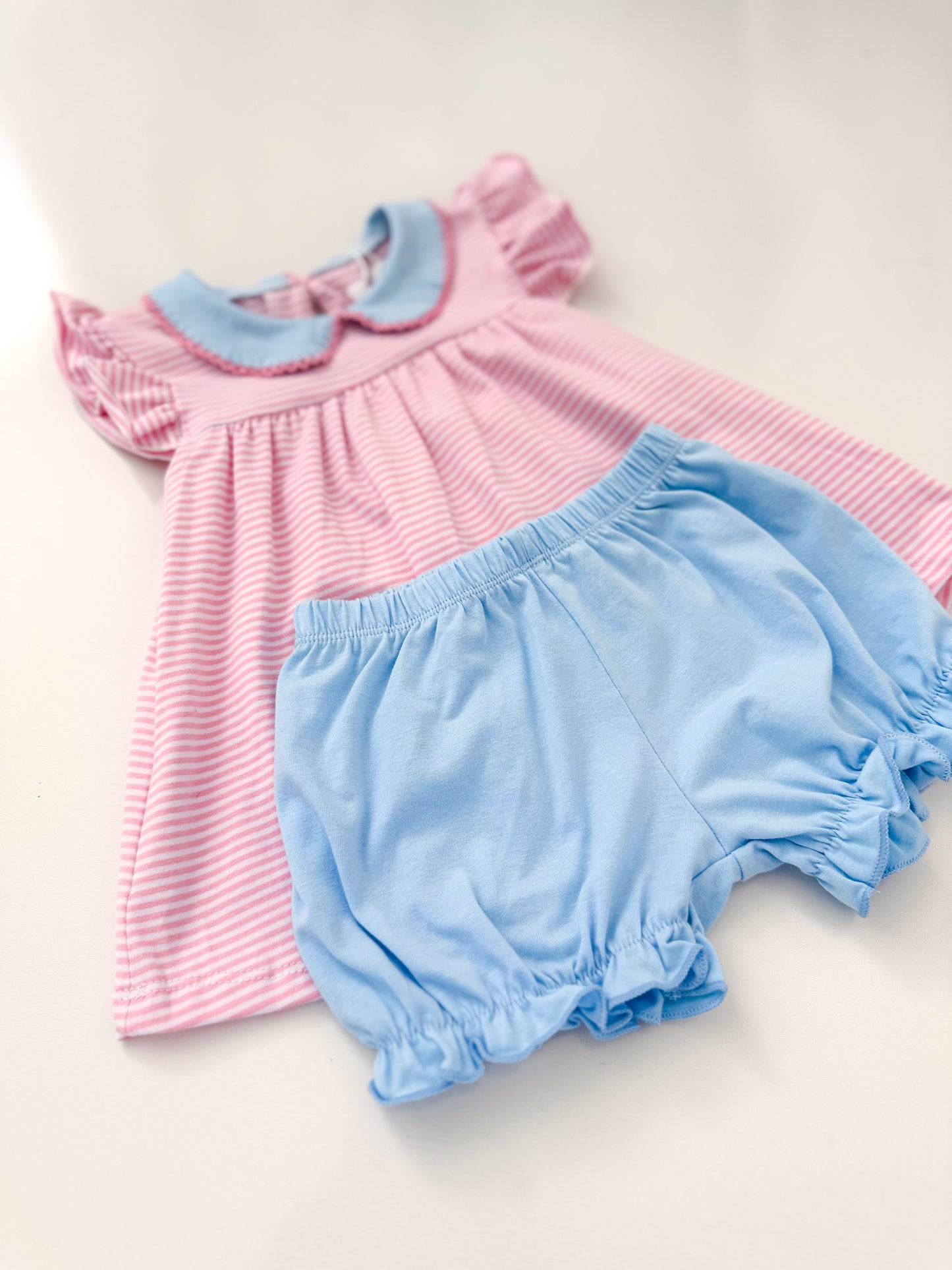 Emmie Striped Bloomer Set