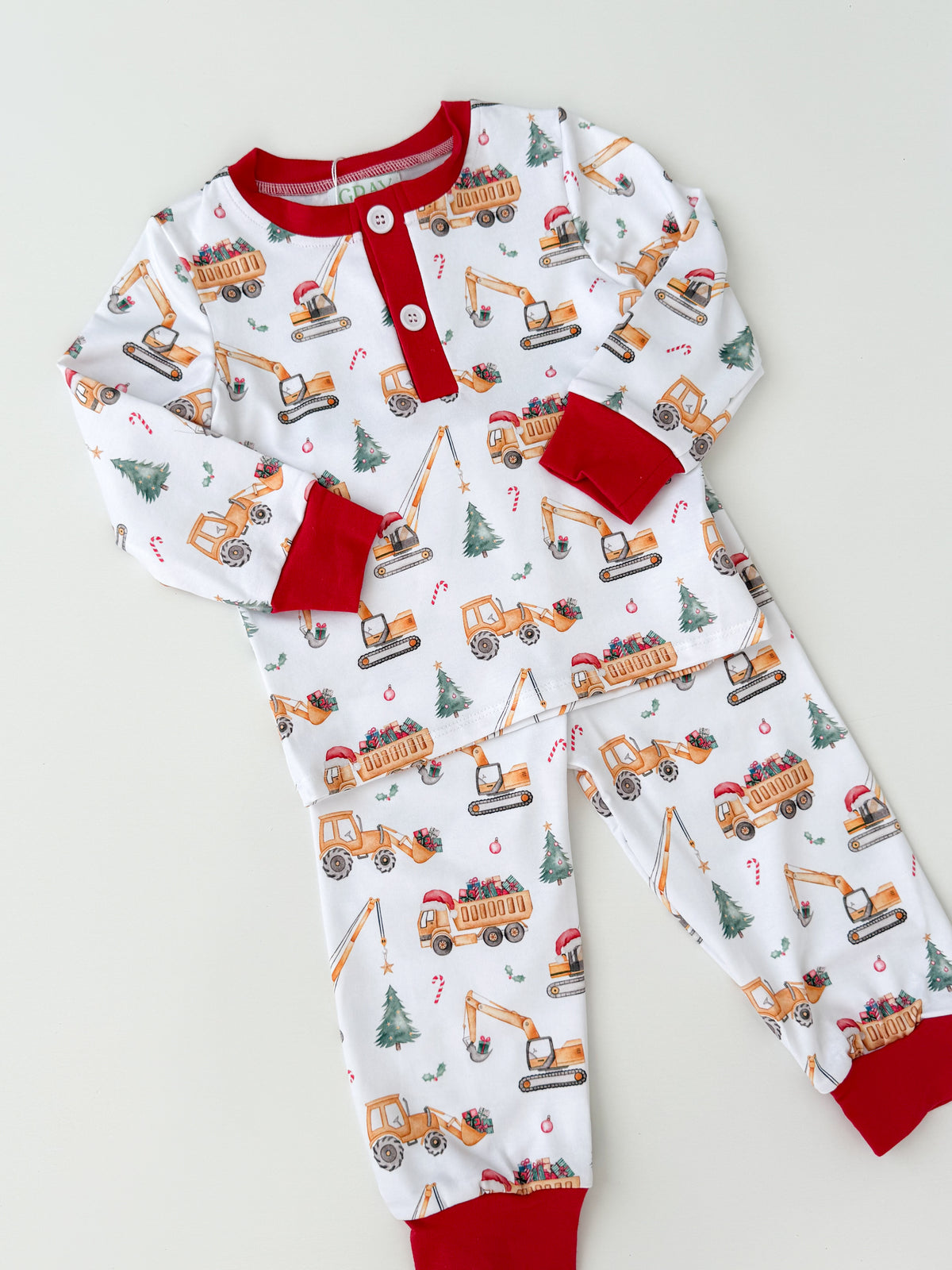 North Pole Construction Crew Pajama Set