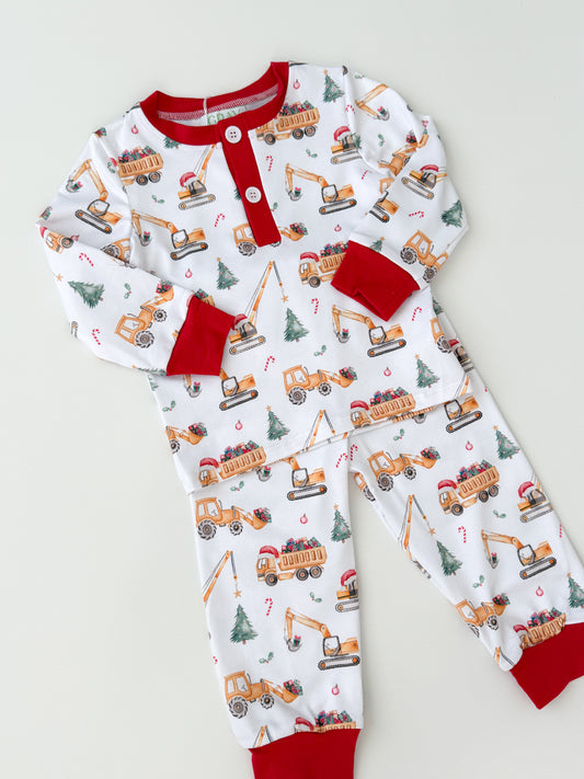 North Pole Construction Crew Pajama Set