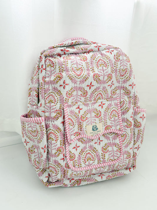 Dahlia Scalloped Quilted Backpack
