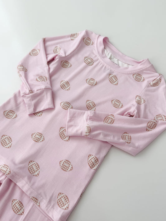 Touchdown Pink Bamboo Set