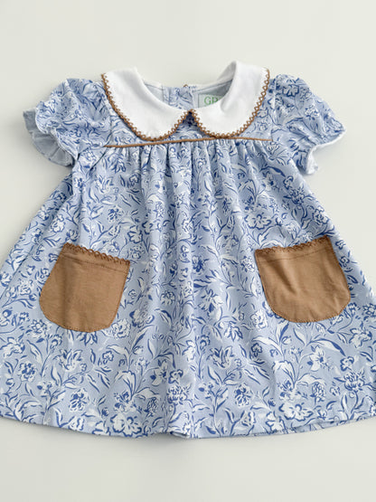Bleu Floral Dress