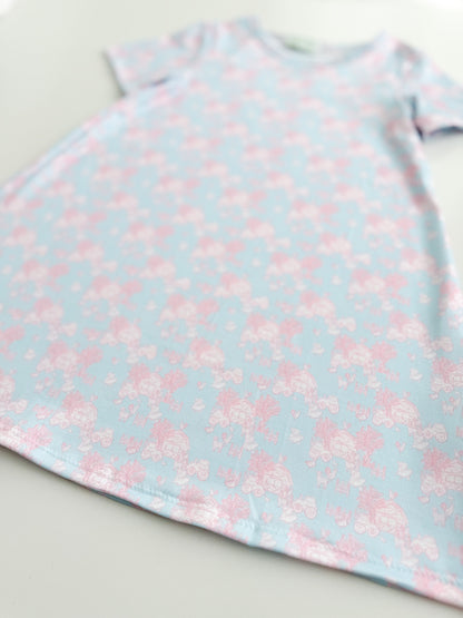 Pink Farm Toile Play Dress