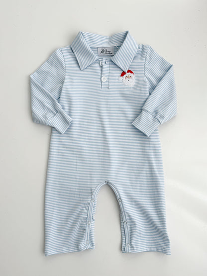 St. Nick Striped Romper