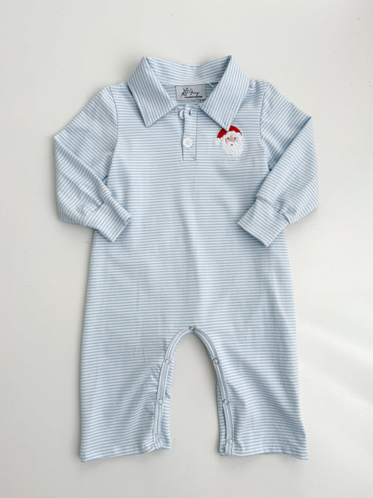 St. Nick Striped Romper