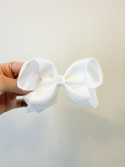 Tiny Fun Solid Hair Bows (4in)