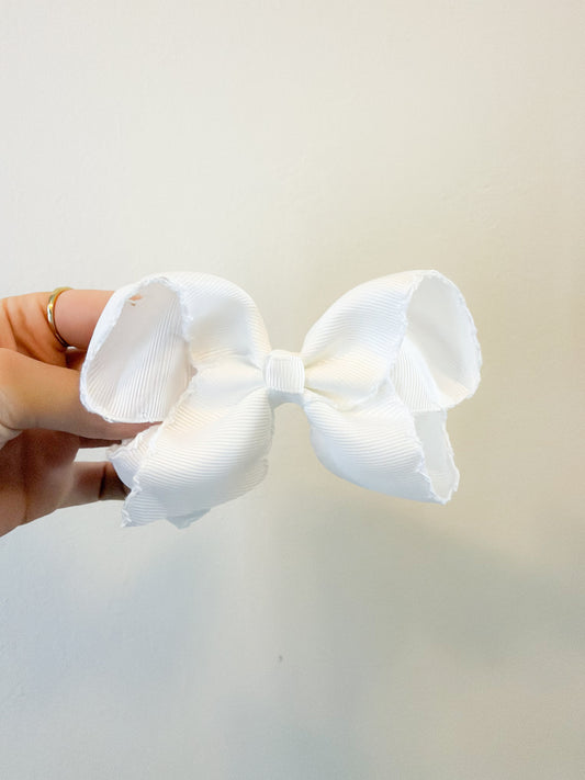Tiny Fun Solid Hair Bows (4in)
