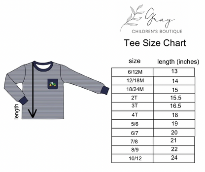 Tractor Pocket Striped Tee
