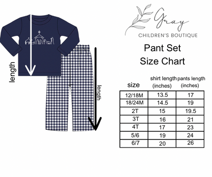Nativity Scene Boys Pant Set