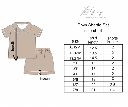 Teddy Brown Short Set