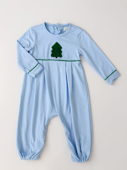 French Knot Evergreen Boys Romper