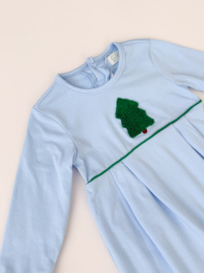 French Knot Evergreen Boys Romper