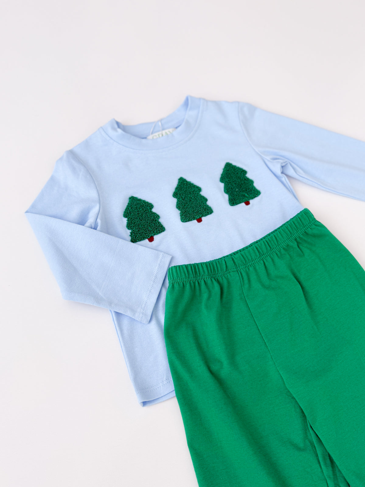 French Knot Evergreen Pant Set