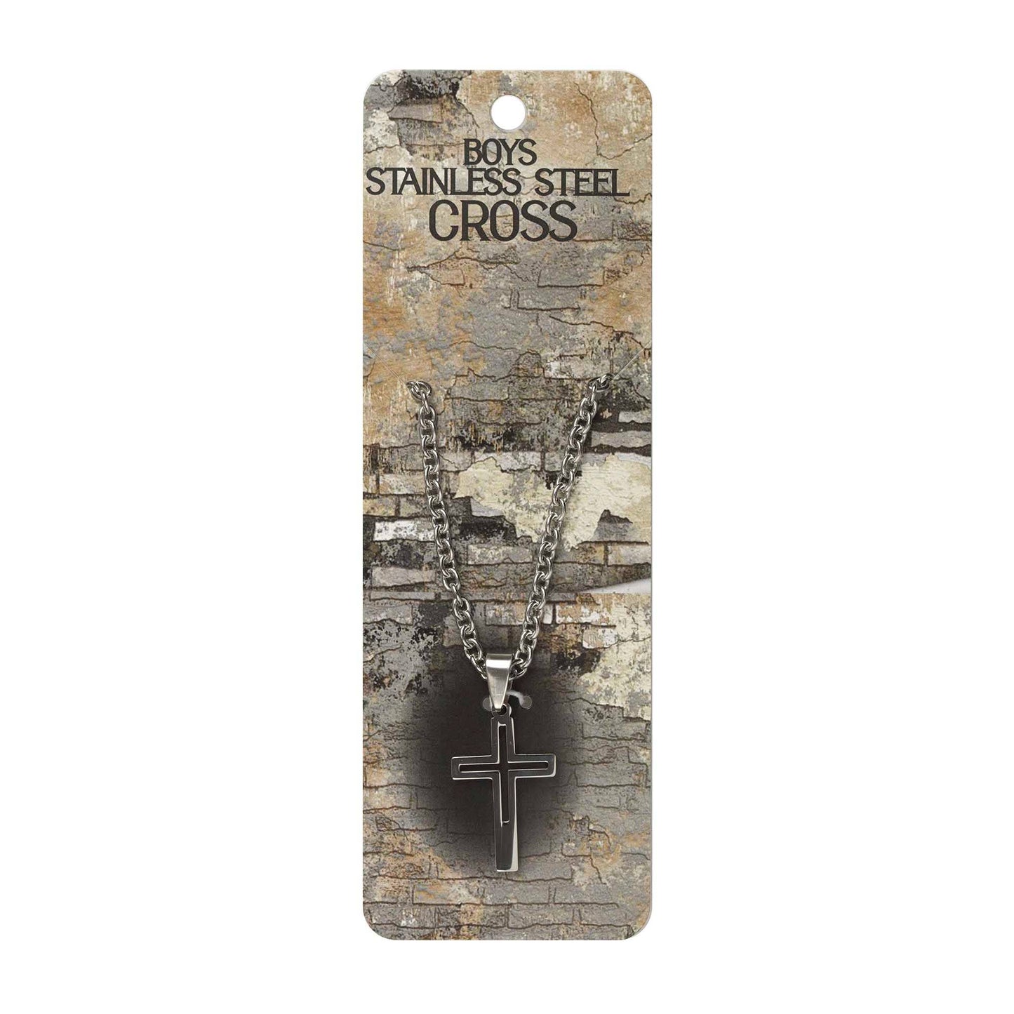 Ryder 18" Cutout Cross Necklace