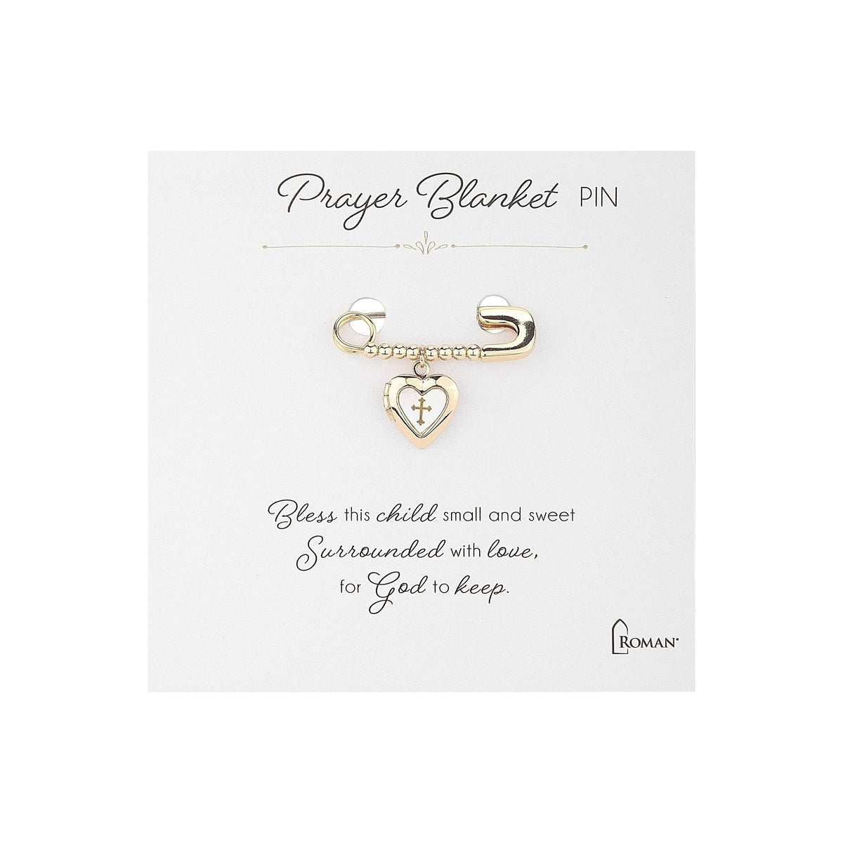 Prayer Blanket Pin With Locket