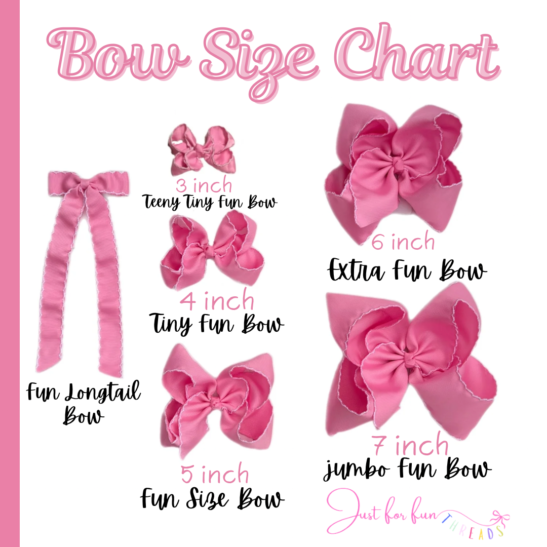 Fun Size Solid Hair Bows (5in)