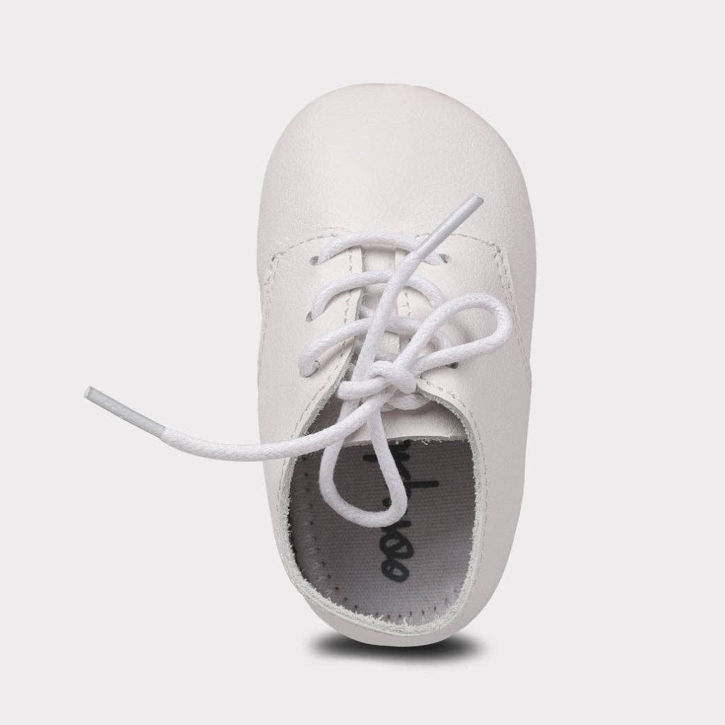 August Lace-Up Crib Shoe