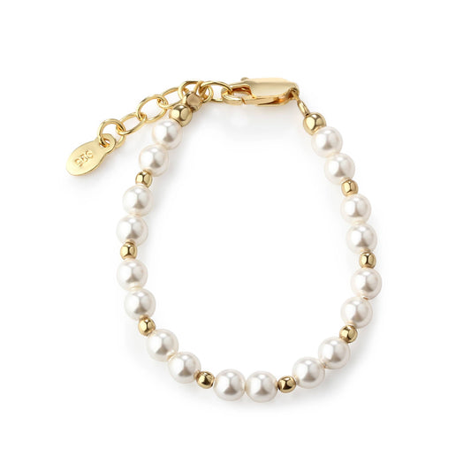Brynn 14K Gold-Plated Pearl Bracelet